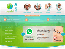 Tablet Screenshot of dentalnorte.com.br